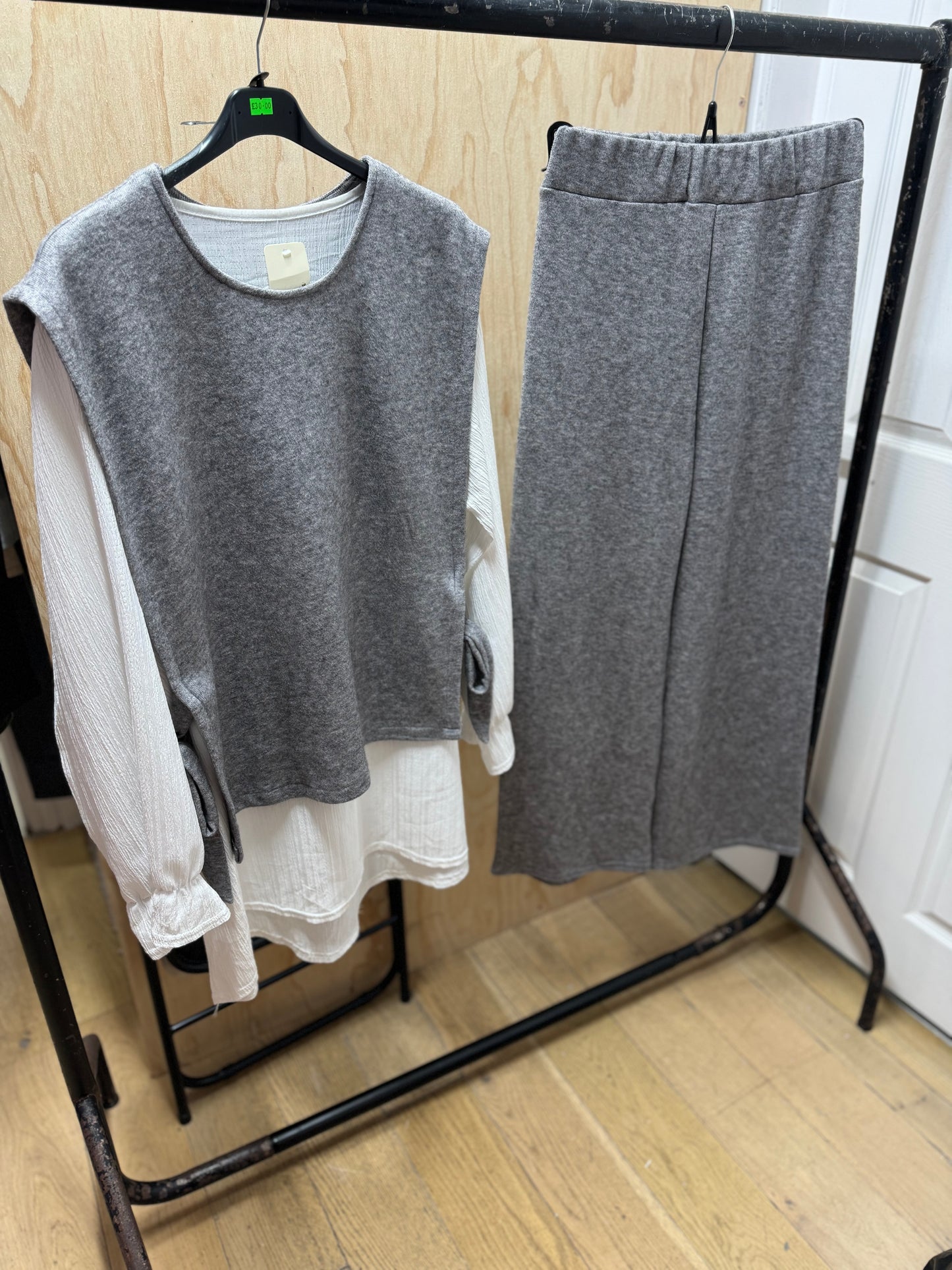 THREE PIECE SWEATER SET