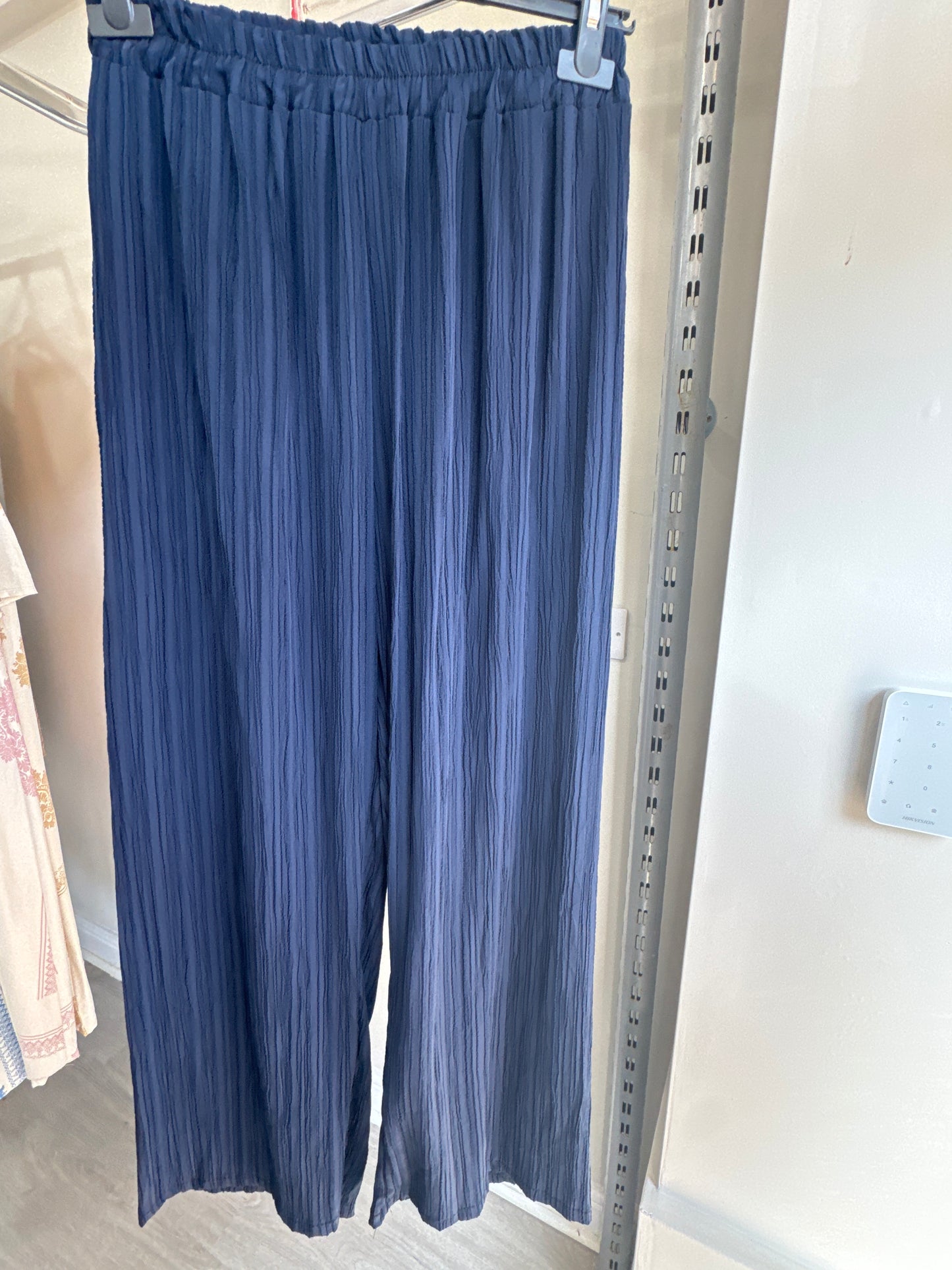 NAVY BLUE CRINKLE CO ORD