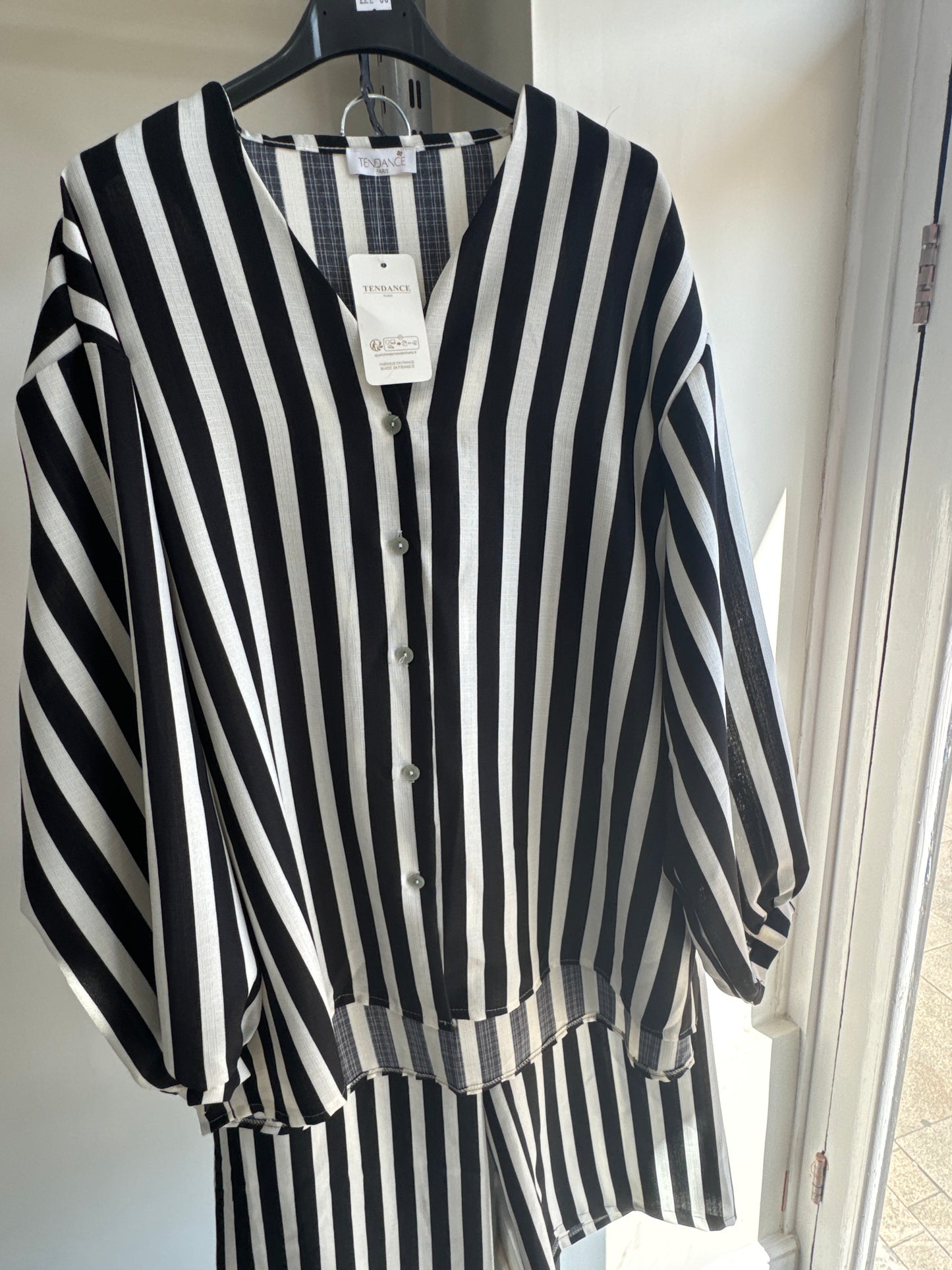 OVERSIZED STRIPES CO ORD