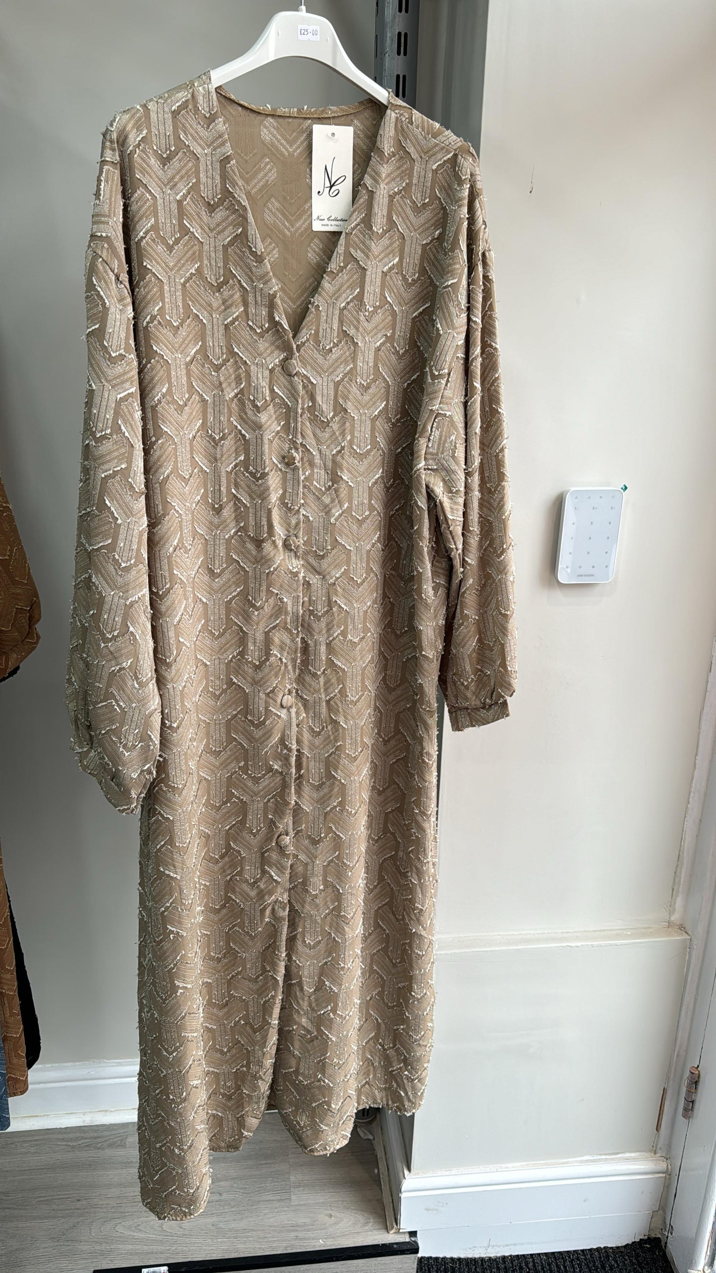 Geometry Long Dress