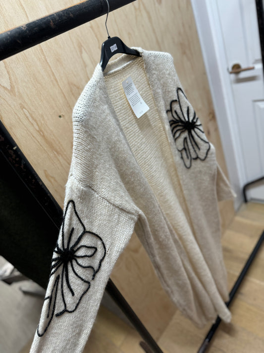 FLOWER PRINT CARDIGAN