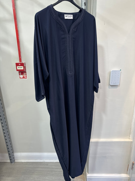 NAVY BLUE MOROCCAN MENS THOBES