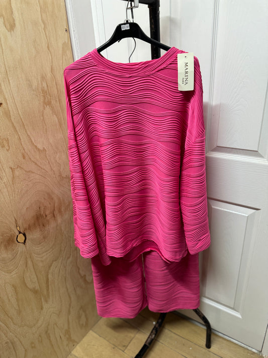 FLARED WINTER CO ORD (pink)