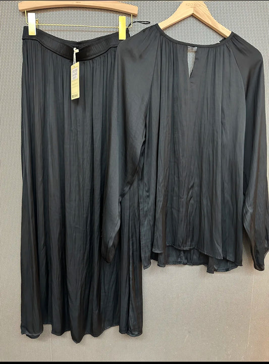 SKIRT CO ORD(BLACK)