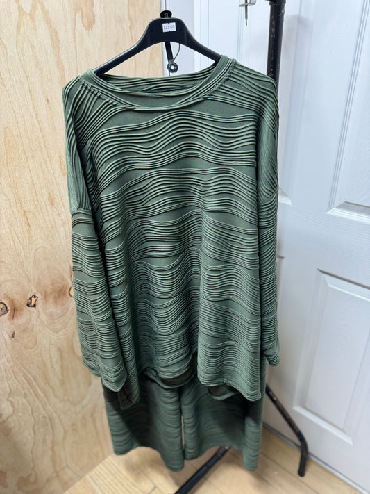 Flared warm winter co ord