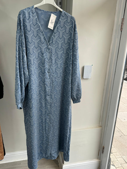 Geometry Long Dress