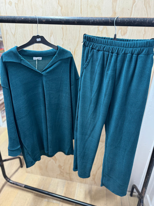 CORDUROY COLLARED CO ORD