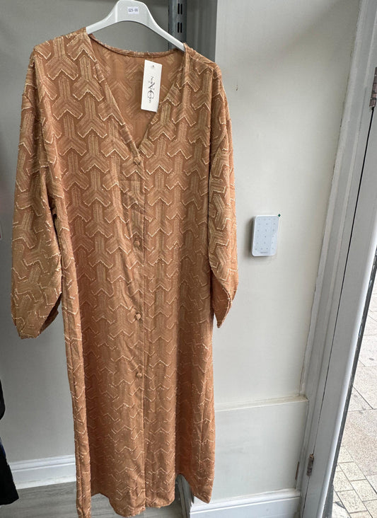 Geometry Long Dress