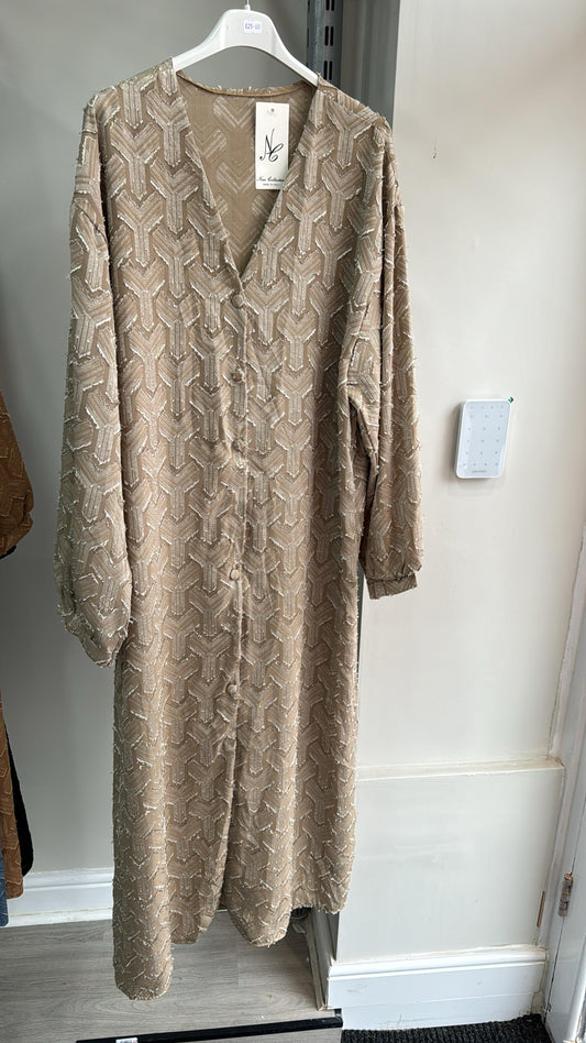 Geometry Long Dress